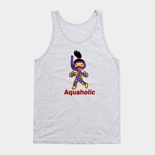 Aquaholic - Swimming Pun Tank Top